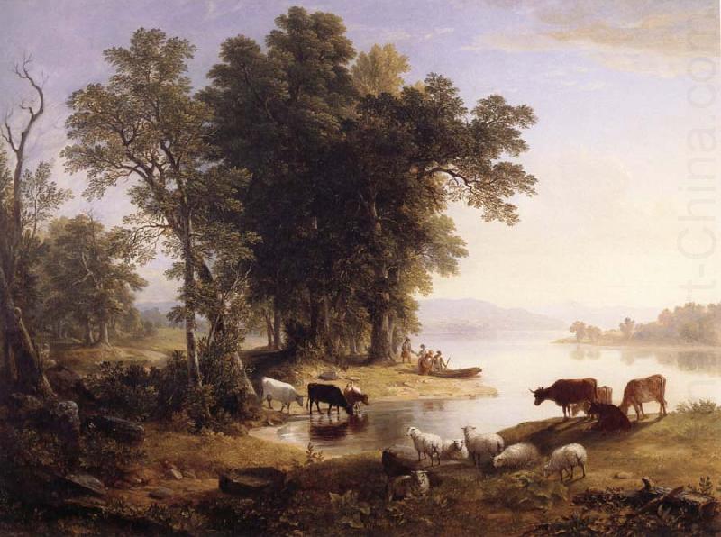 Asher Brown Durand Hudson River Looking Toward the Catskill china oil painting image